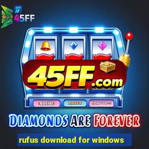 rufus download for windows
